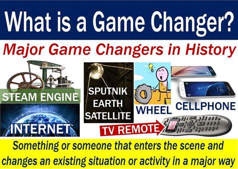 game changer|GAME CHANGER Definition & Meaning .
